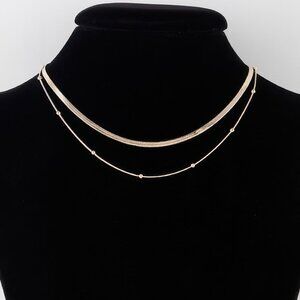 Two Layer Beaded Necklace